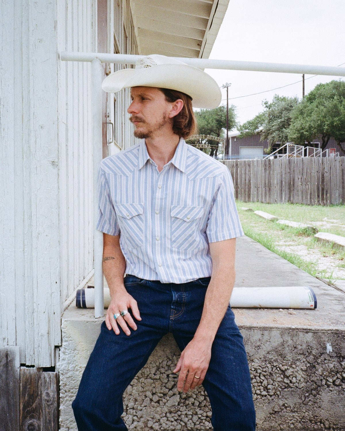 West Major - Oxford Red Blue Stripe