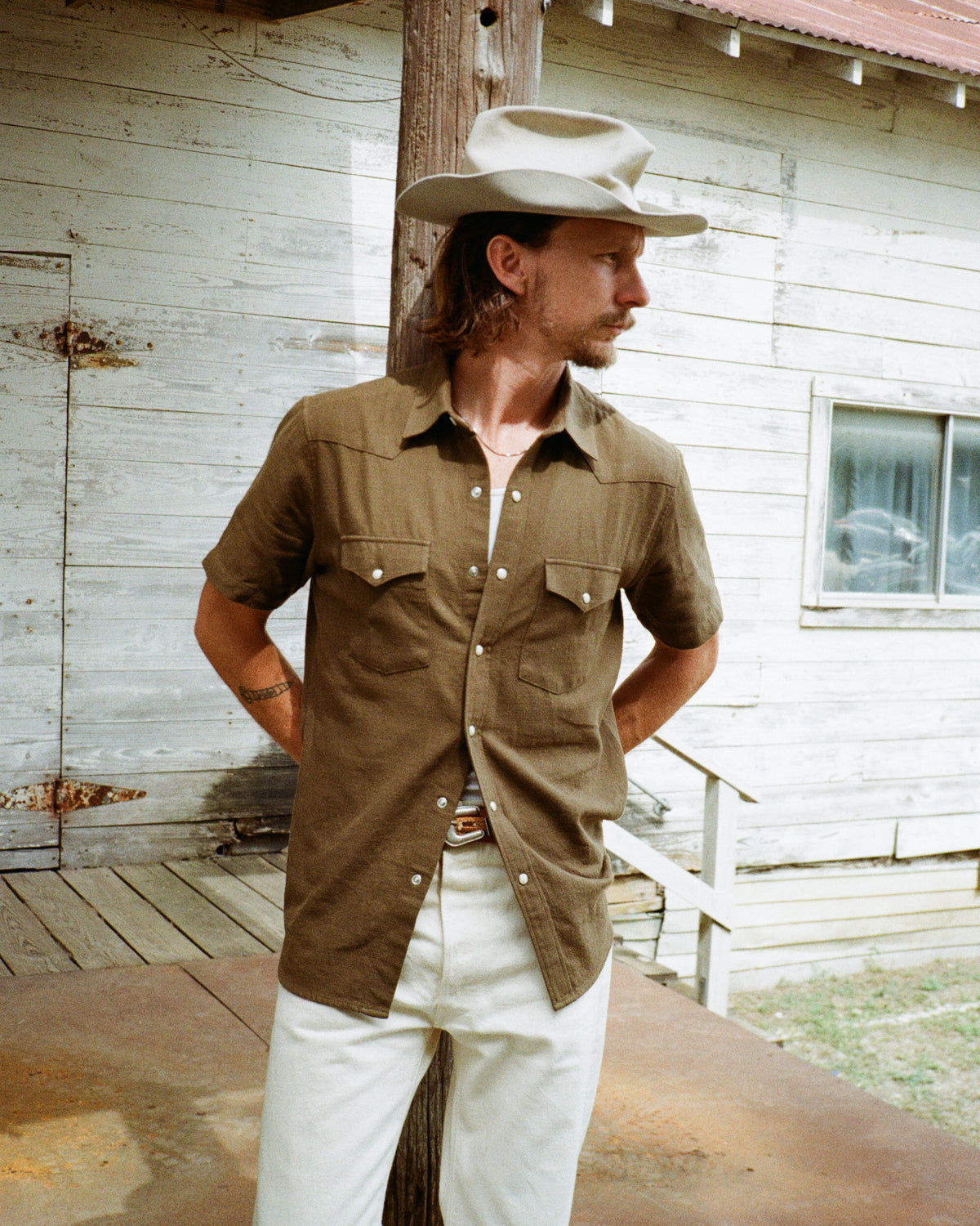 West Major - Slub Cotton Olive Drab