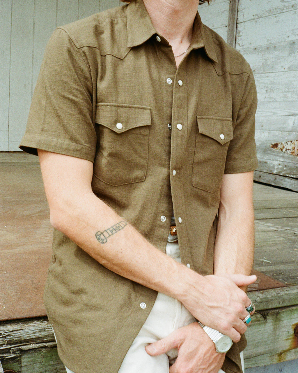 West Major - Slub Cotton Olive Drab