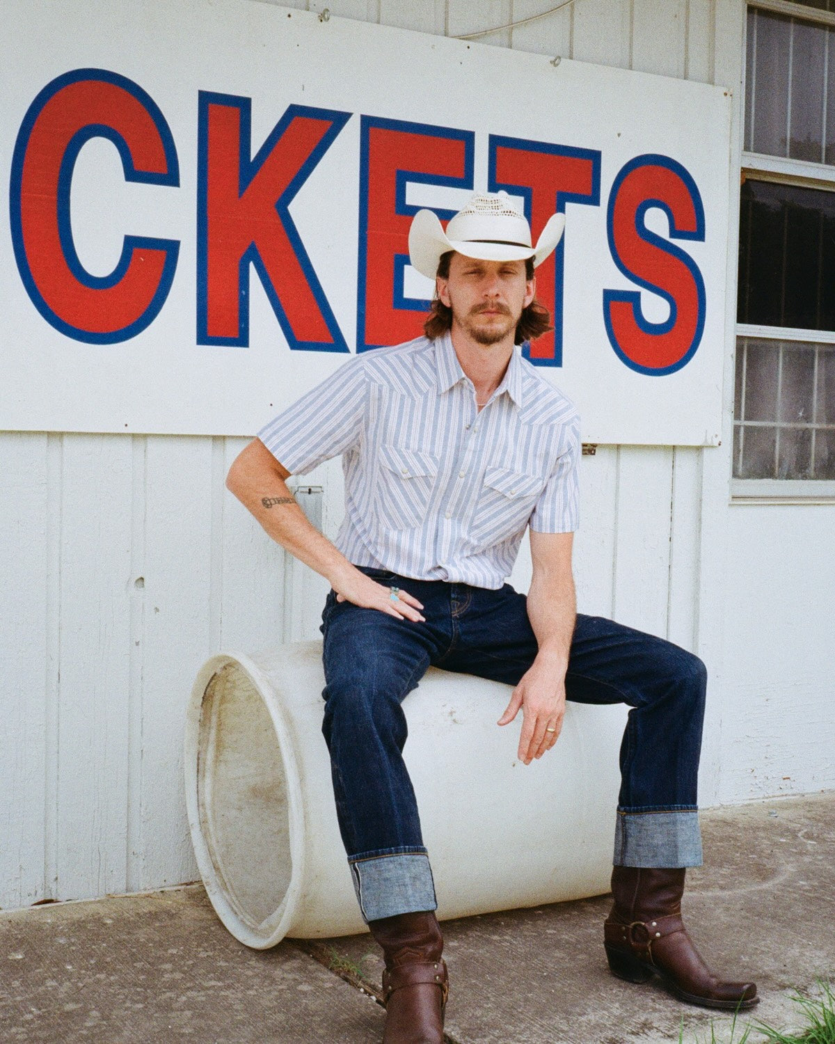 West Major - Oxford Red Blue Stripe