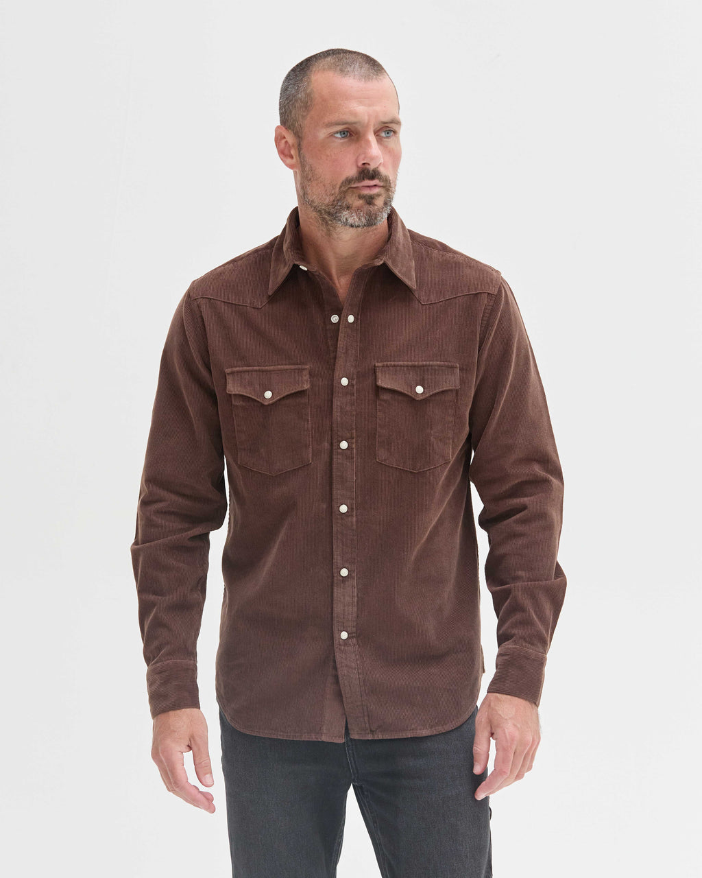 West Major - Heavy-Weight Corduroy Western Shirt