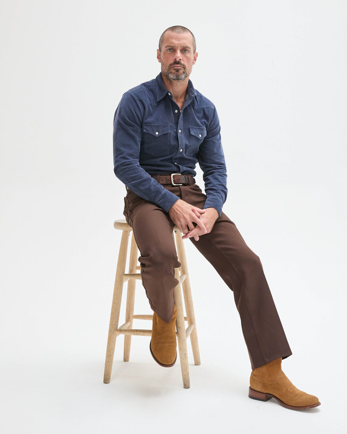 West Major - Heavy-Weight Corduroy Western Shirt