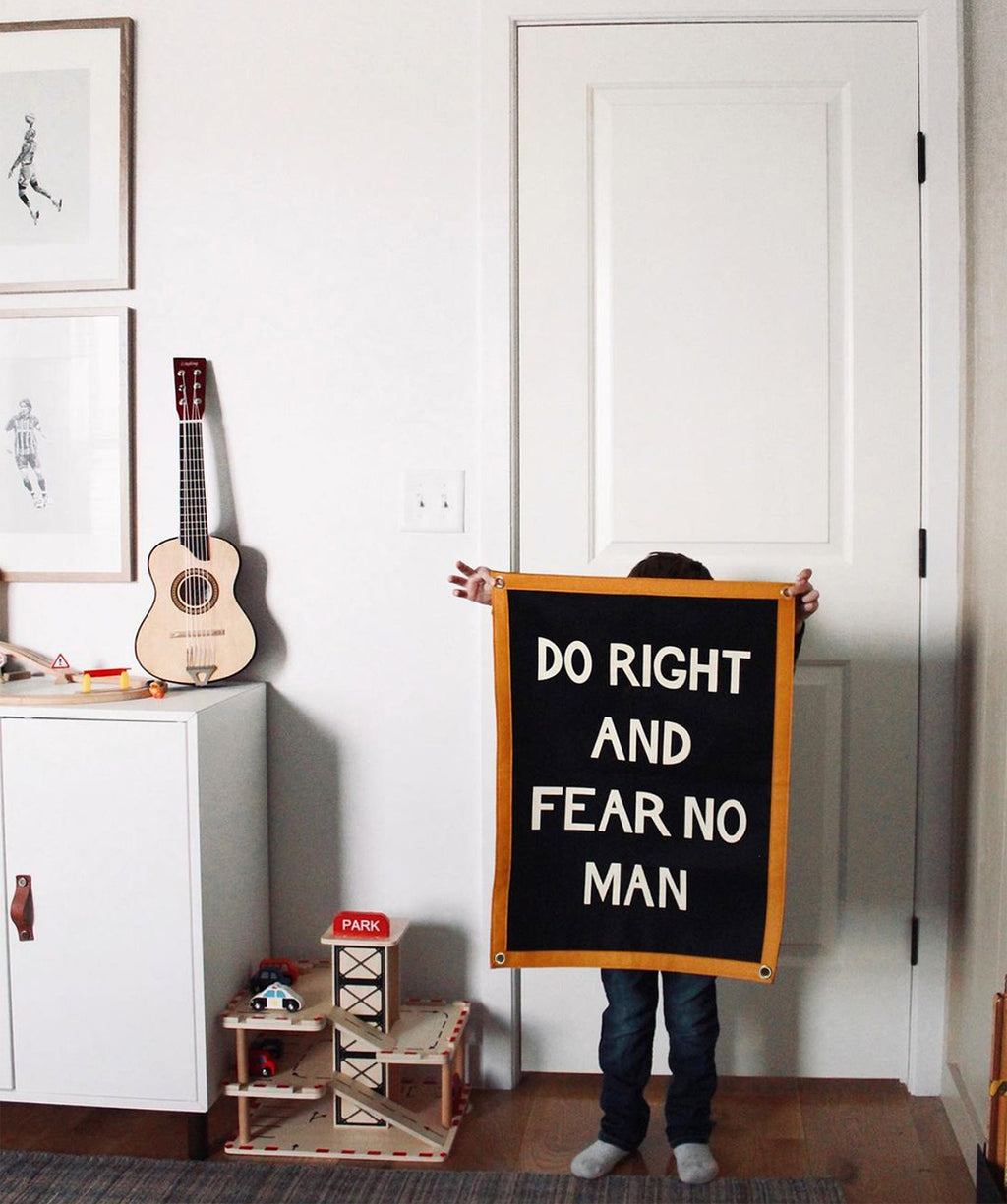Do Right And Fear No Man Camp Flag
