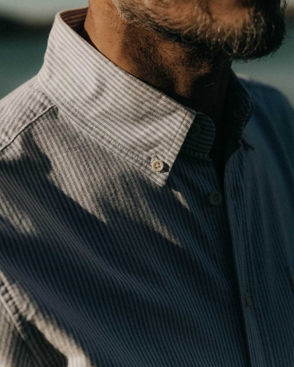 Taylor Stitch - The Jack in Navy University Stripe Everyday Oxford