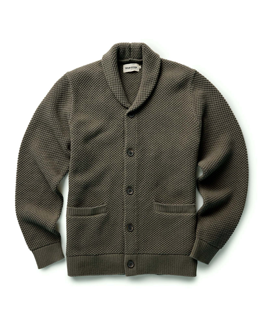 Taylor Stitch - The Crawford Sweater in Fatigue Olive