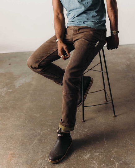 Taylor Stitch - The Chore Pant in Aged Penny Chipped Canvas