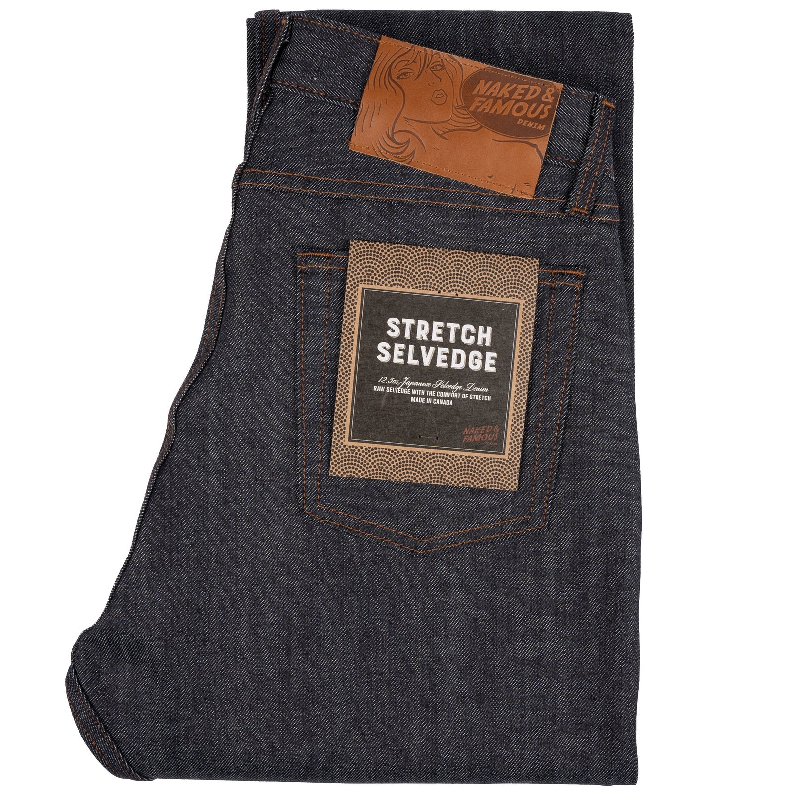Naked & Famous - 12.5 oz Stretch Selvedge in True Guy Fit image 3