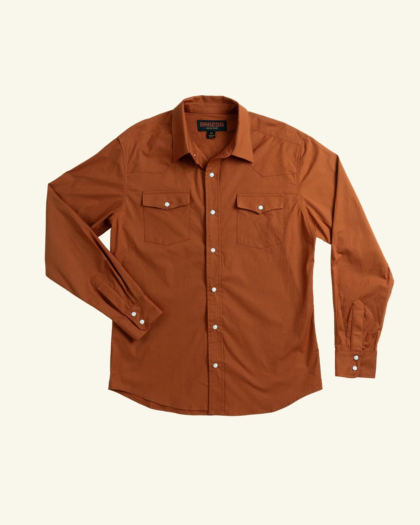 Brazos Fine Shirts - Burnt Orange