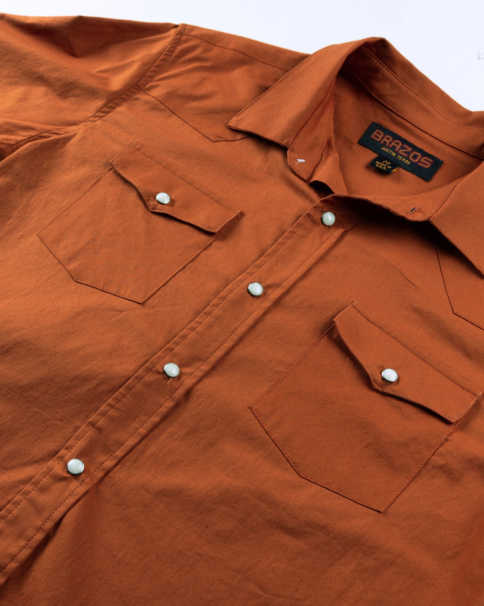 Brazos Fine Shirts - Burnt Orange