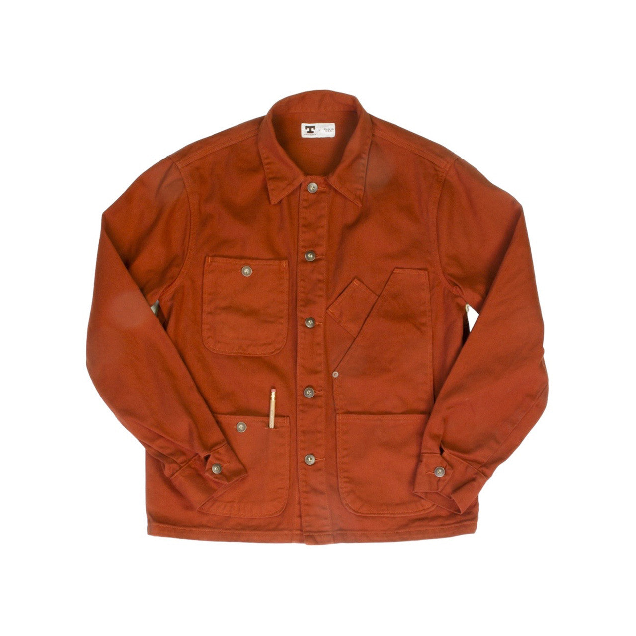Tellason - Coverall Jacket Garment Dyed International Orange