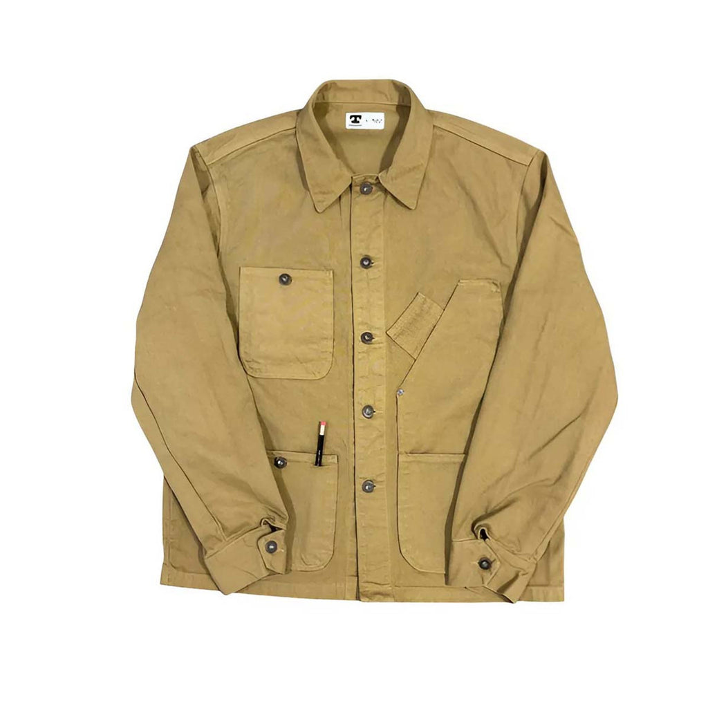 Tellason - Coverall Jacket Garment Dyed British Tan