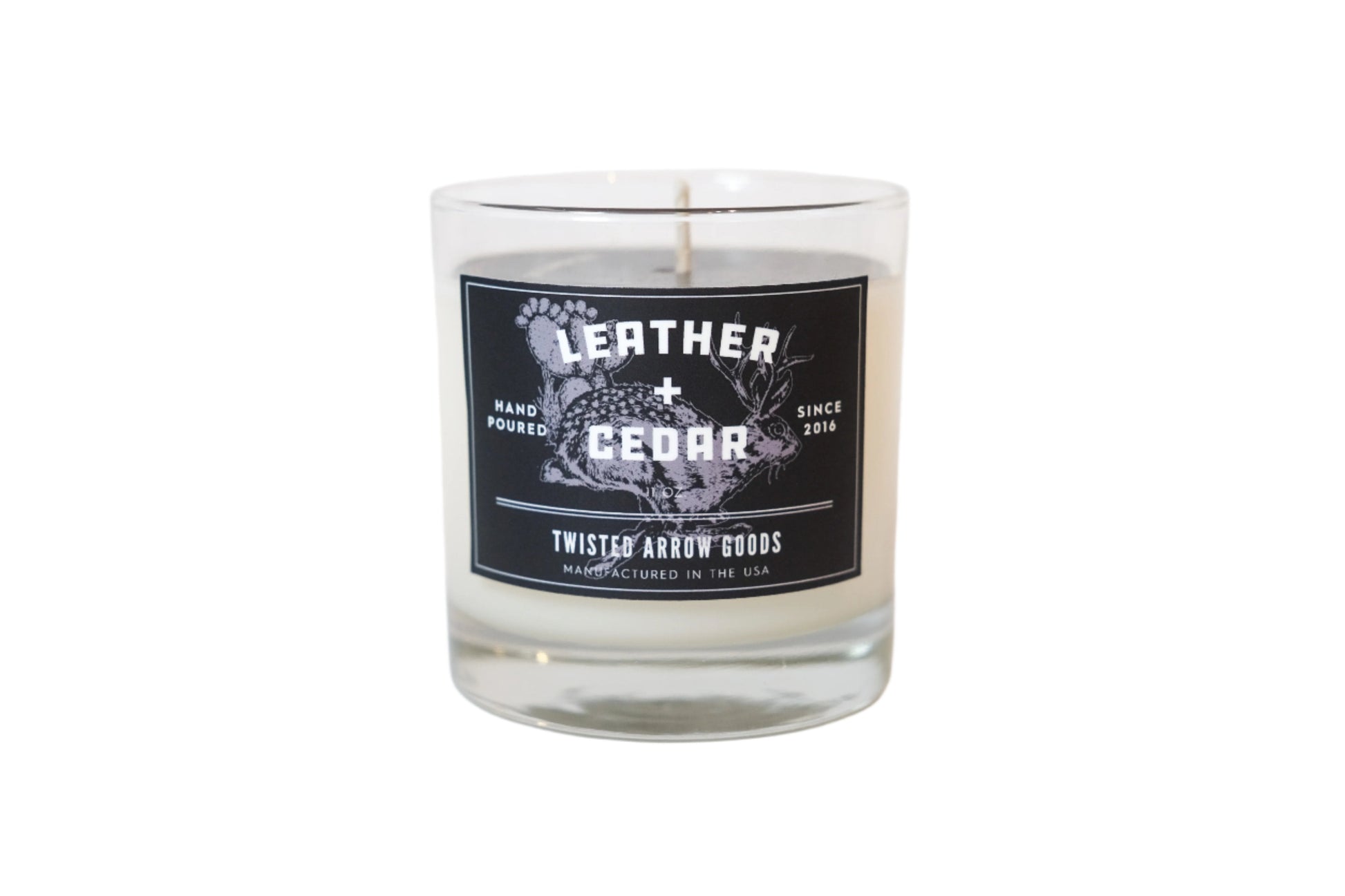 Leather + Cedar Candle