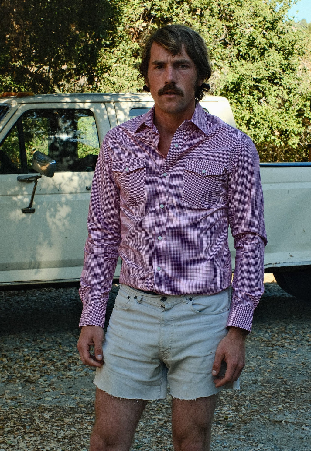 Brazos Fine Shirts - Red Check Pima