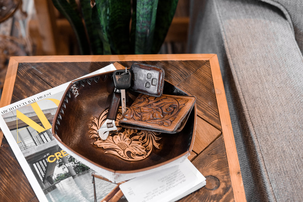 Twisted Arrow Goods - Otis Leather Valet Catch-All - Sheridan Collection