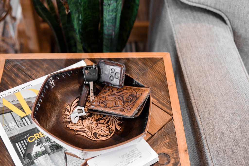 Twisted Arrow Goods - Otis Leather Valet Catch-All - Sheridan Collection