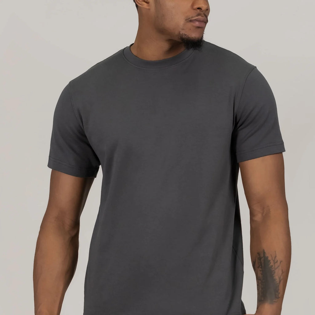 GETTEES - Classic Crew in Steel