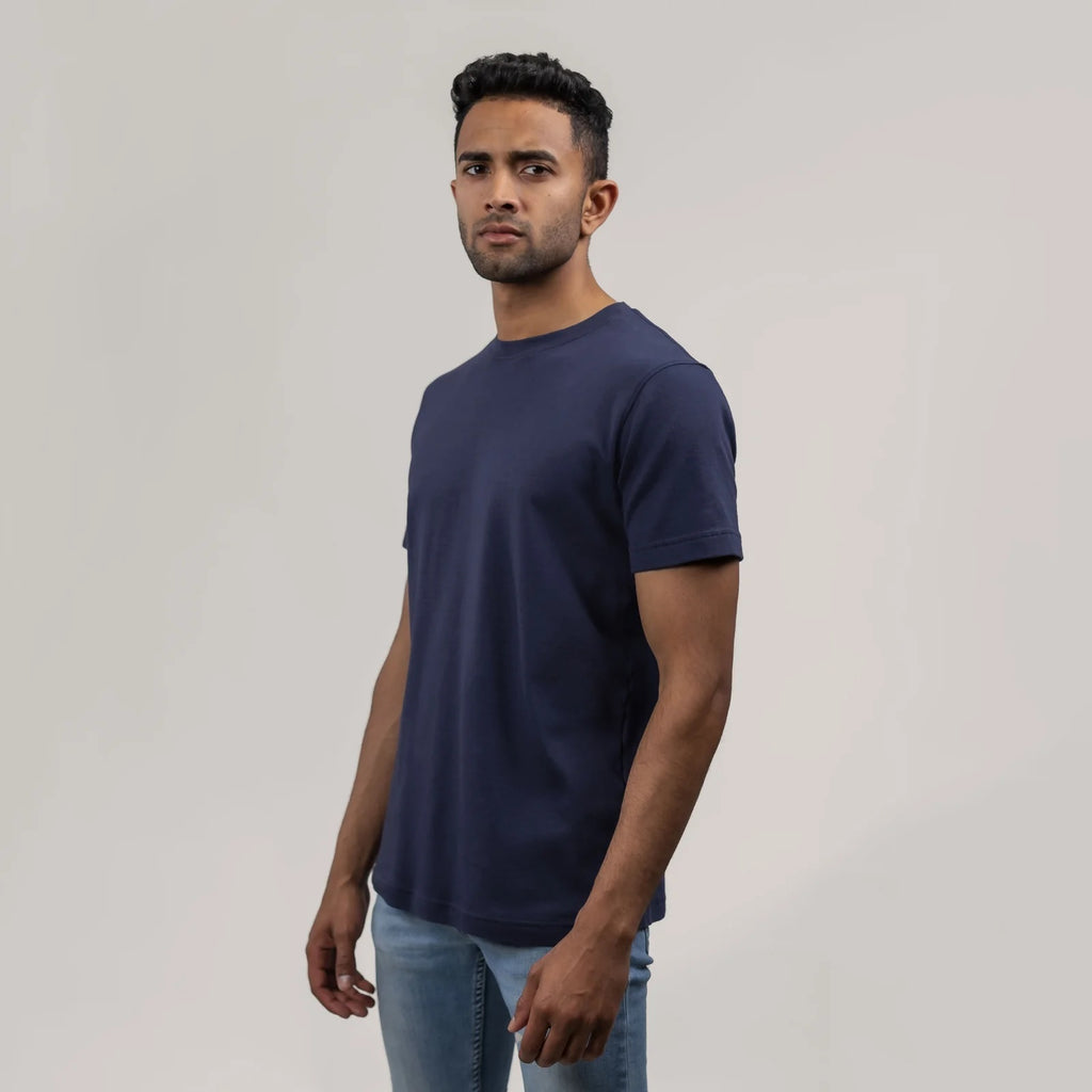 GETTEES - Classic Crew in Navy