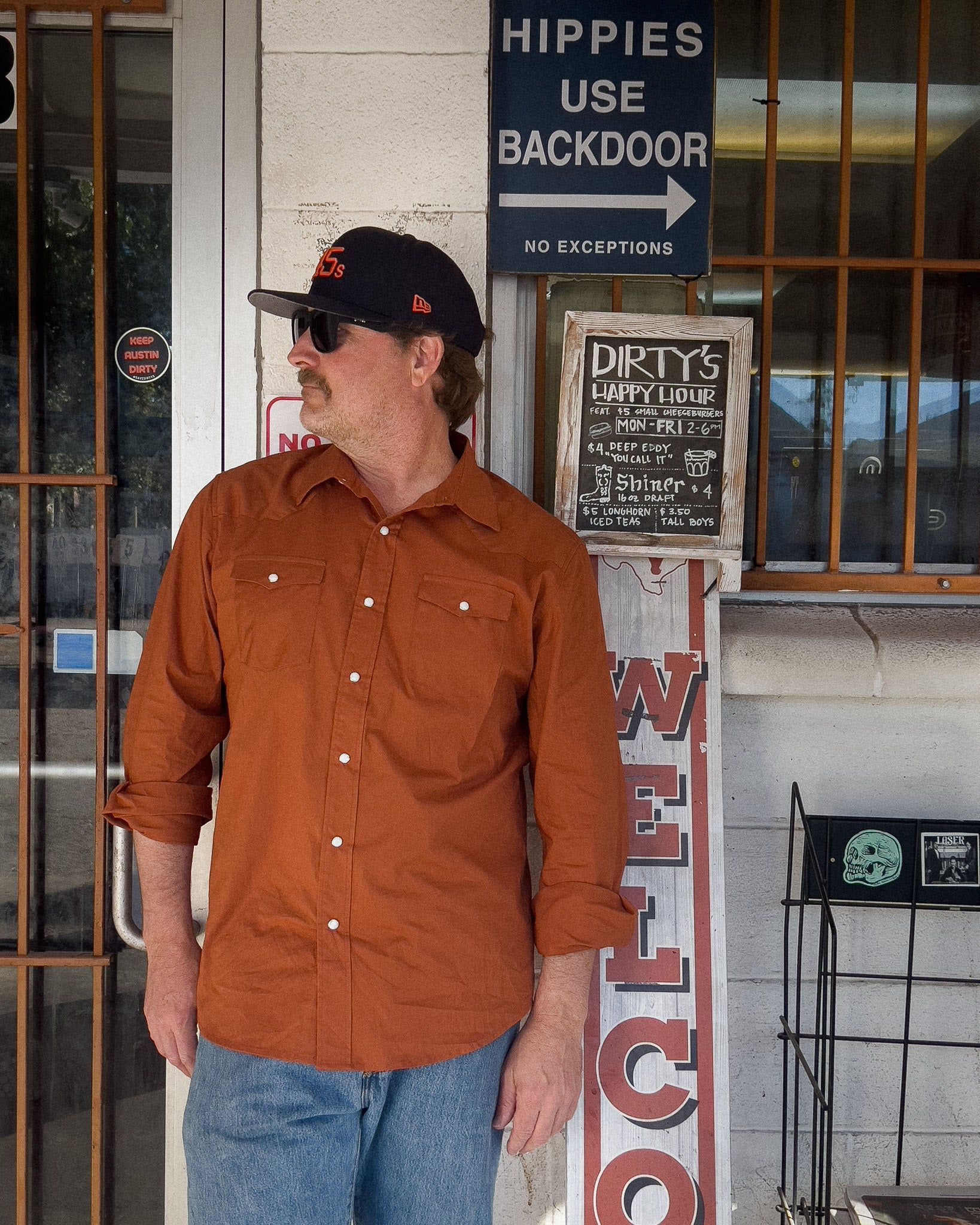 Brazos Fine Shirts - Burnt Orange