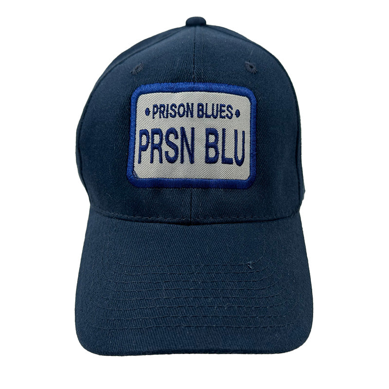 Prison Blues - Navy Baseball Cap w/Prison Blues Logo