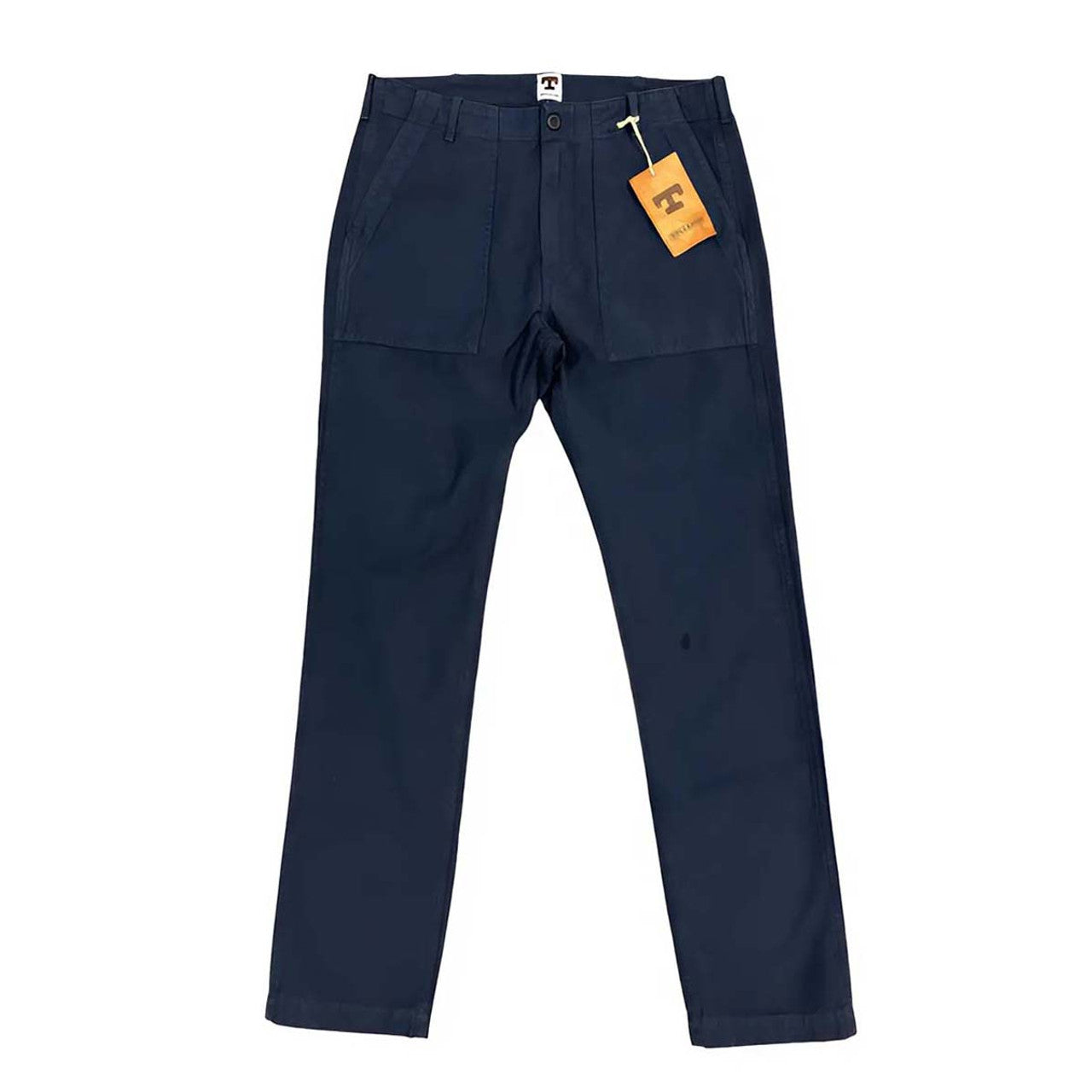 Tellason - Navy Sateen Fatigue Pant Original Tapered Leg