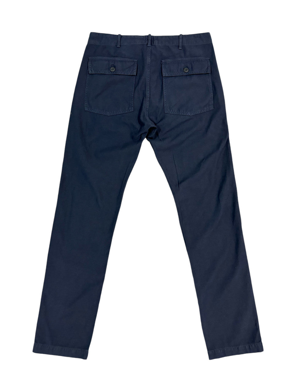 Tellason - Navy Sateen Fatigue Pant Original Tapered Leg