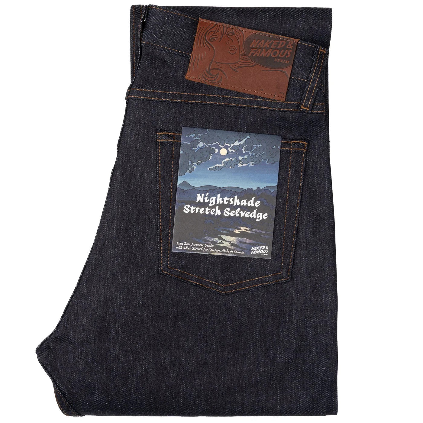 Naked & Famous - Nightshade Stretch Selvedge in Weird Guy Fit