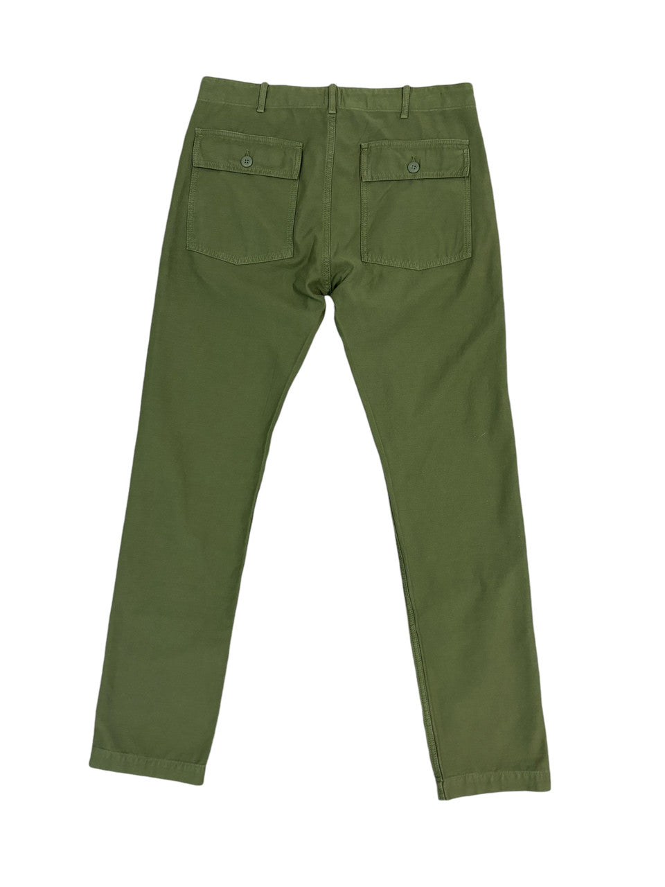 Tellason - Fatigue Pant Olive Sateen Original Tapered Leg