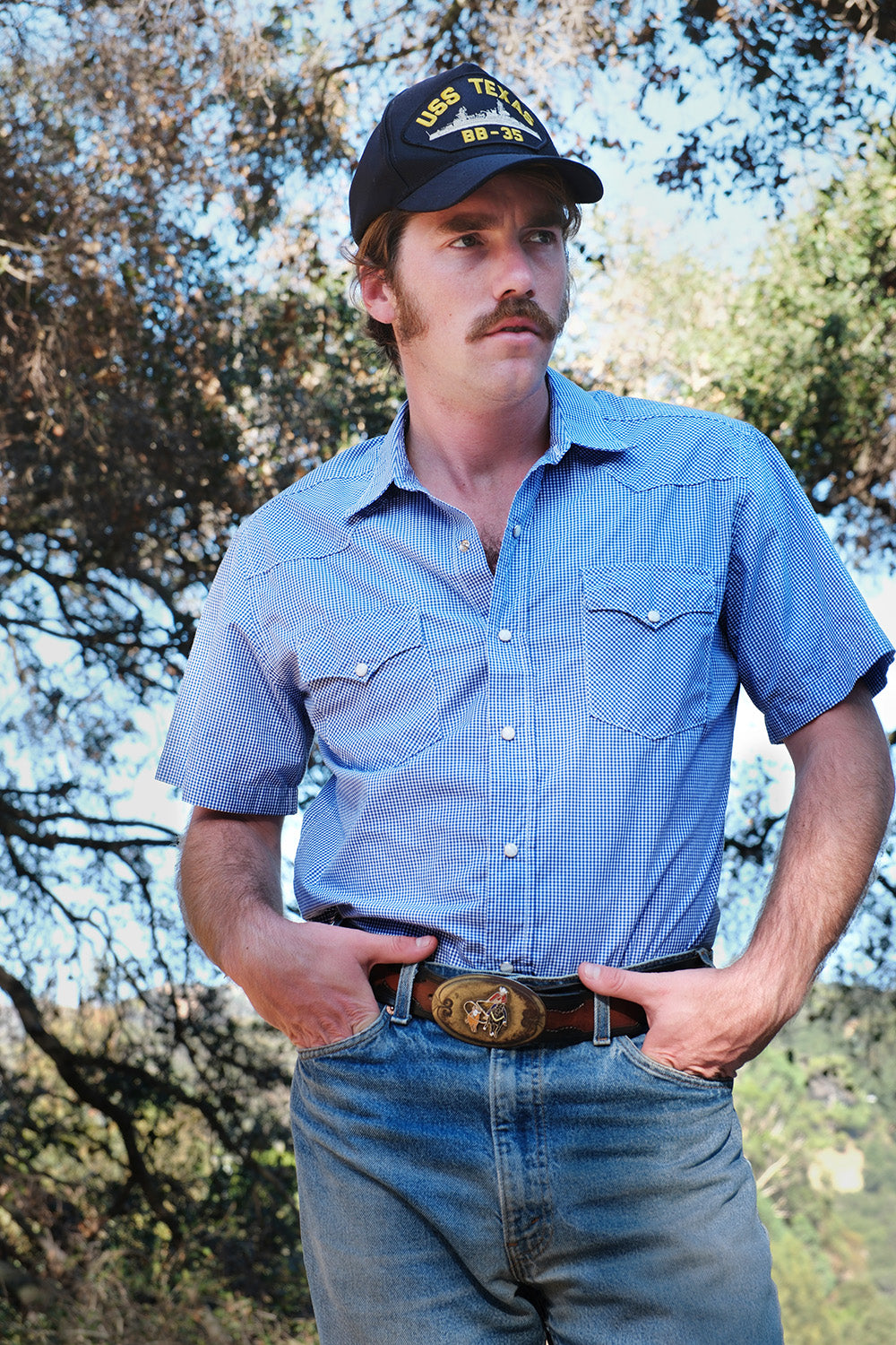 Brazos Fine Shirts - Pasadena Short Sleeve Micro Check