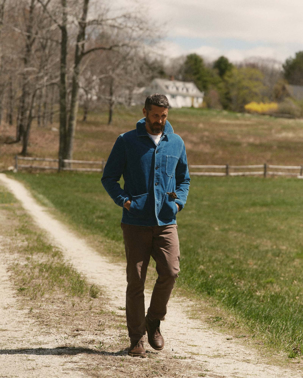 Taylor Stitch - The Ojai Jacket in Washed Indigo Corduroy
