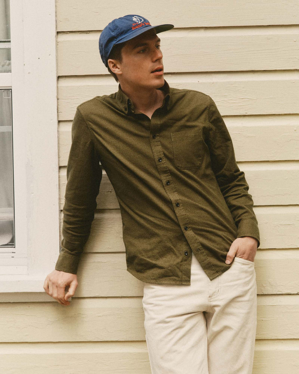 Taylor Stitch - The Jack in Bay Leaf Houndstooth