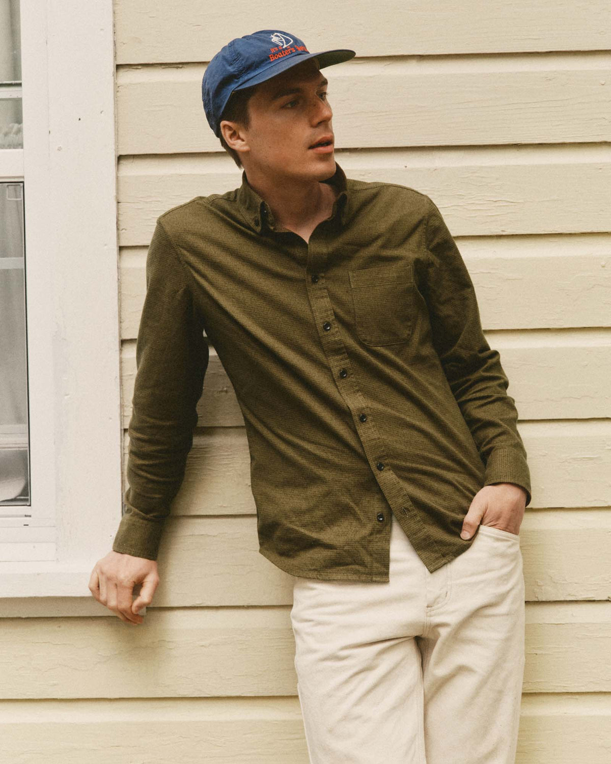 Taylor Stitch - The Jack in Bay Leaf Houndstooth