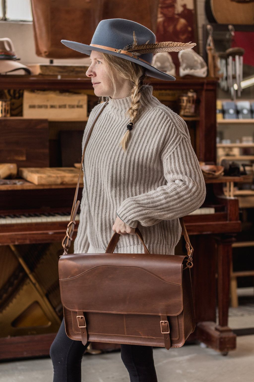 Twisted Arrow Goods - Truman Satchel & Briefcase