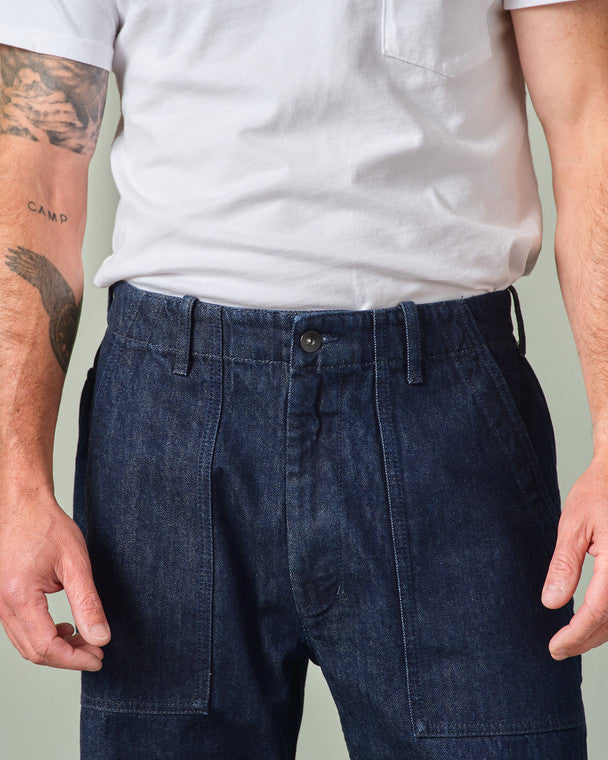 Tellason - Fatigue Pant Selvedge Denim Straight Leg