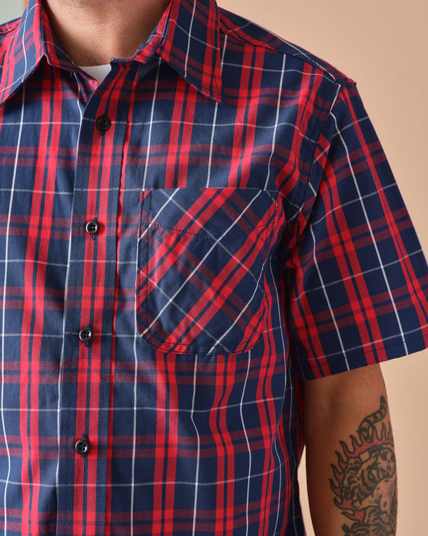 Tellason - W10 Short Sleeve Madras Shirt