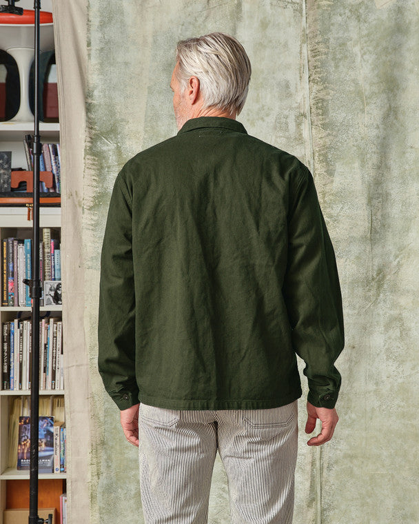 Tellason - Coverall Jacket Garment Dyed Green