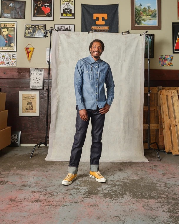 Tellason - Topper 5.5oz Japanese Chambray Shirt