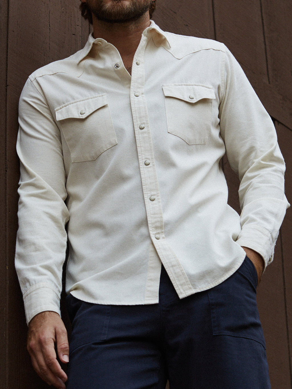 West Major - Bone Ecru Denim