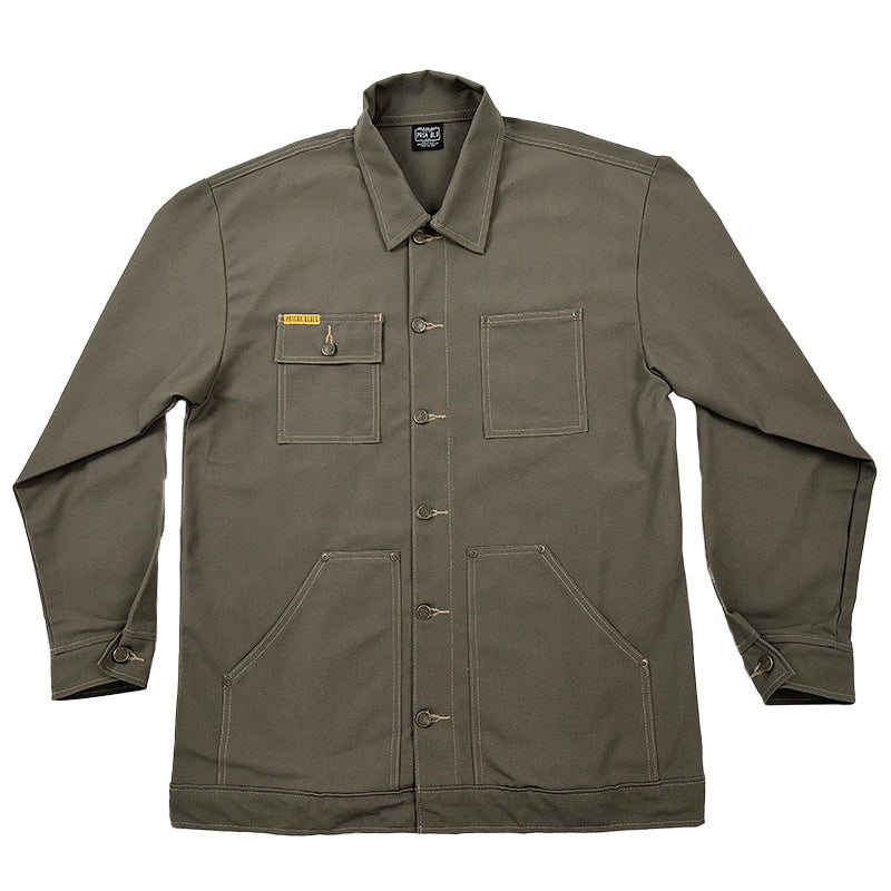 Prison Blues - Yard Coat Rigid Olive Unlined