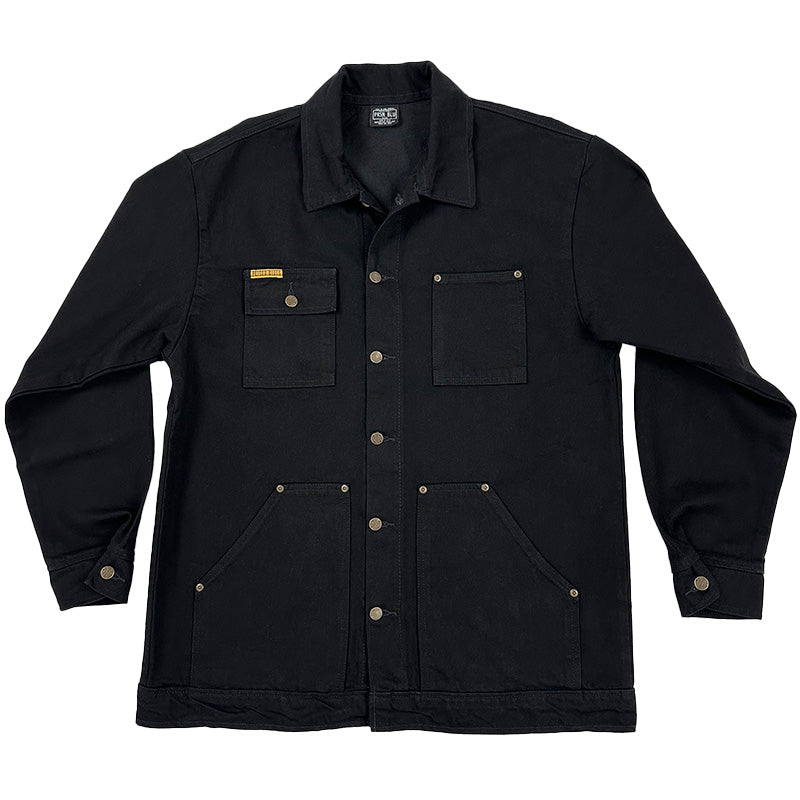 Prison Blues - Yard Coat Rinsed Black Unlined