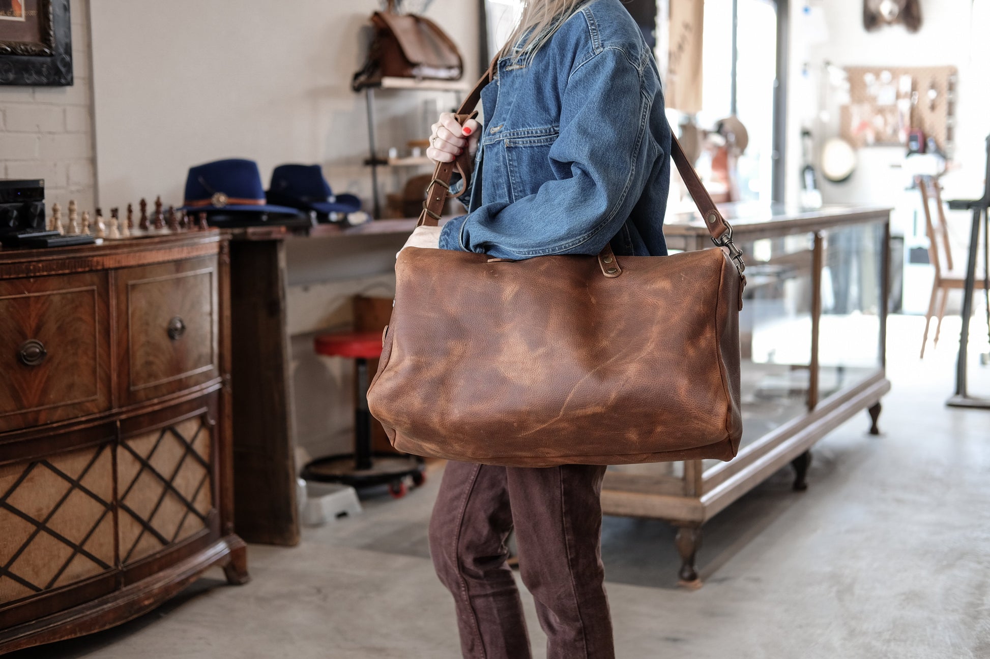 Twisted Arrow Goods - Weekend Warrior Leather Duffle Bag