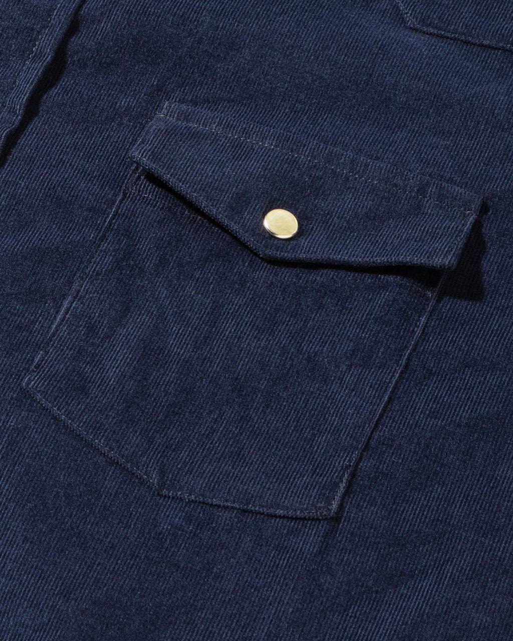 Brazos Fine Shirt - Blue Bayou Corduroy Shirt