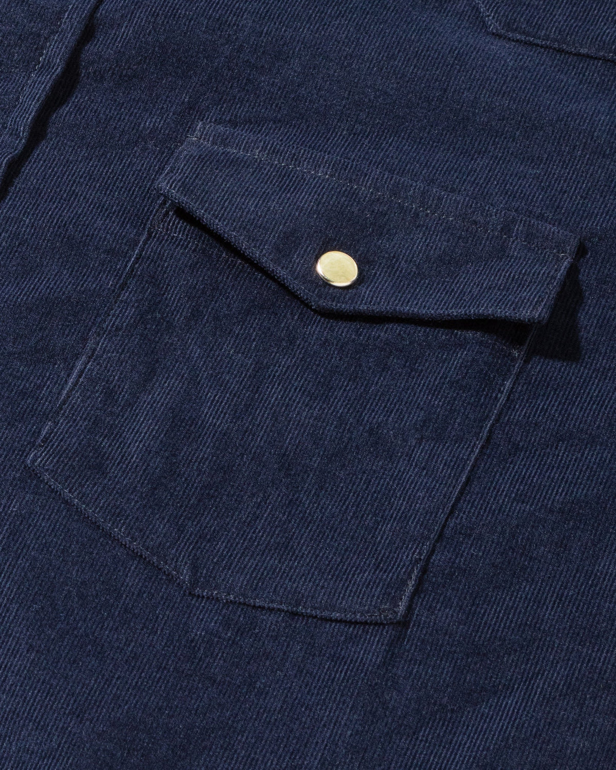 Brazos Fine Shirt - Blue Bayou Corduroy Shirt