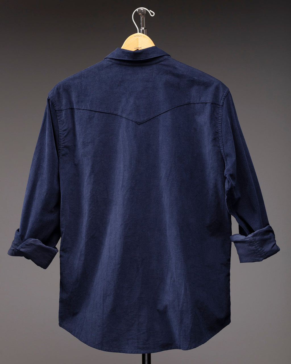 Brazos Fine Shirt - Blue Bayou Corduroy Shirt
