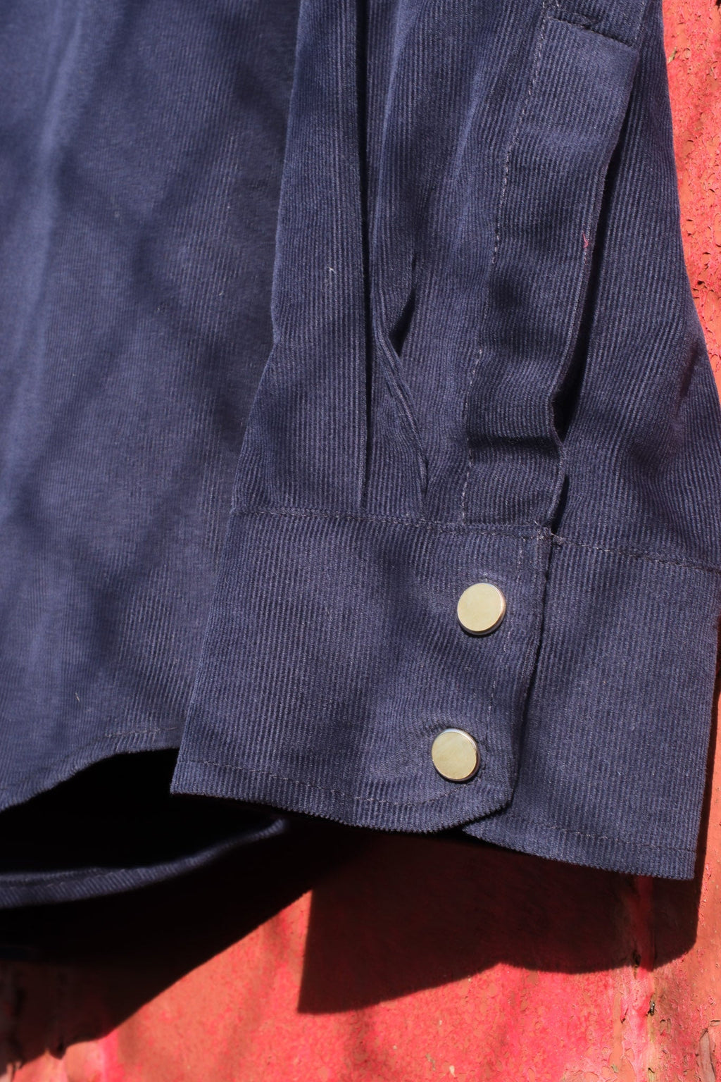 Brazos Fine Shirt - Blue Bayou Corduroy Shirt