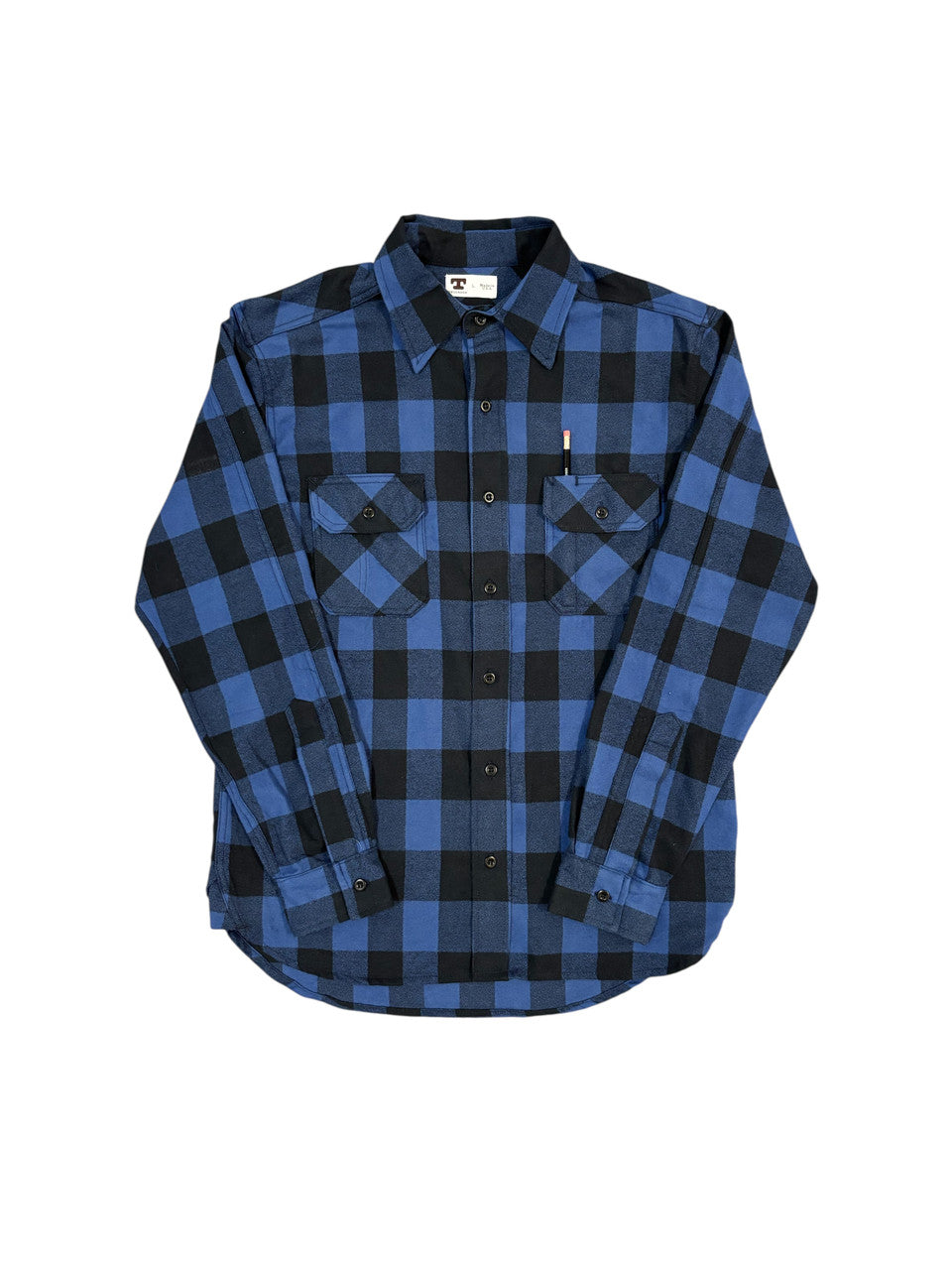 Tellason - Clampdown Blue Buffalo Plaid Shirt