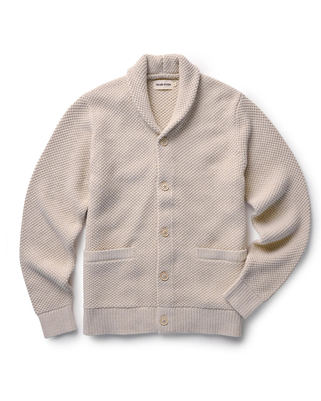 Taylor Stitch - The Crawford Sweater in Marled Natural