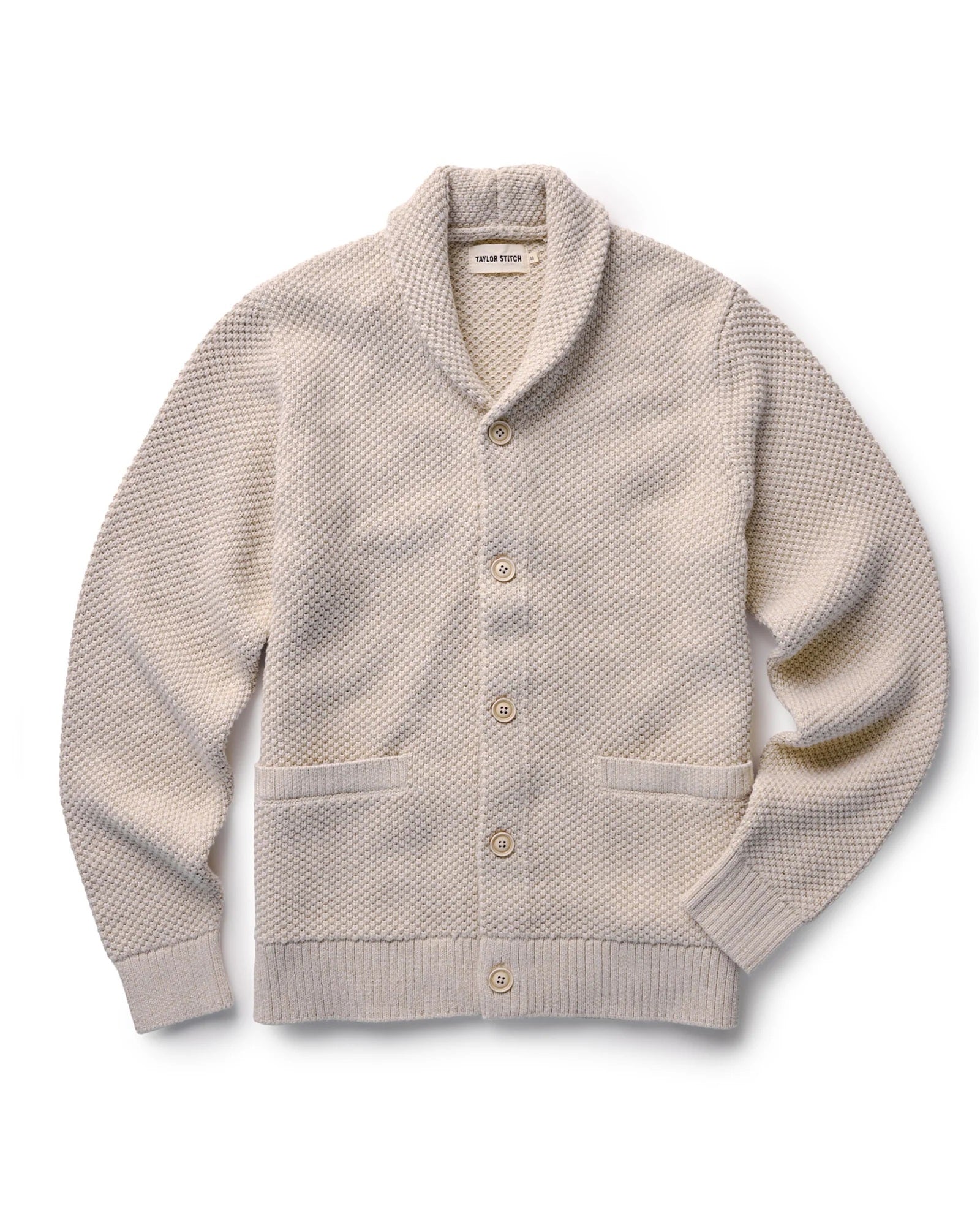 Taylor Stitch - The Crawford Sweater in Marled Natural