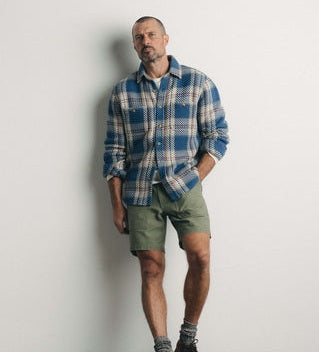 Taylor Stitch - The Cutter Overshirt in Ocean Plaid