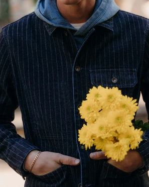 Taylor Stitch - The Fremont Jacket in Rinsed Indigo Dobby Denim