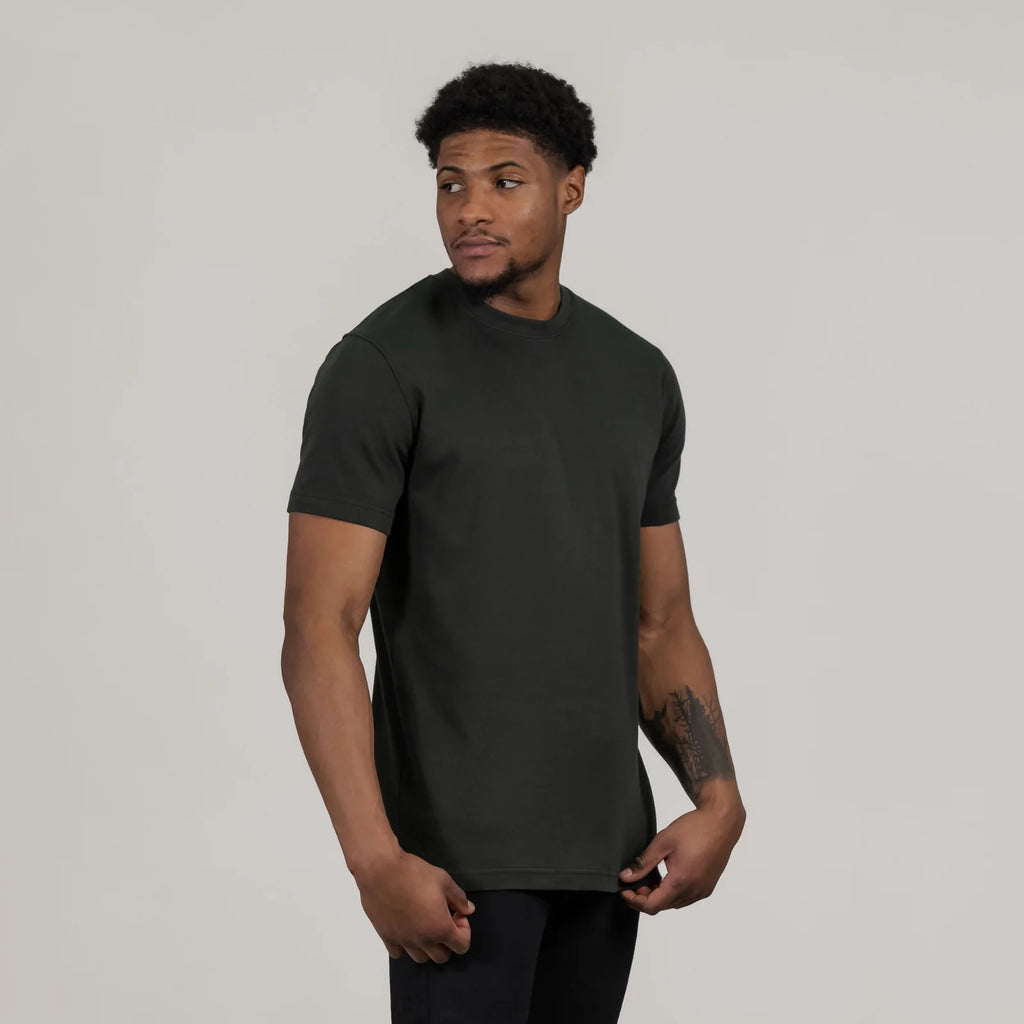 GETTEES - Classic Crew in Evergreen